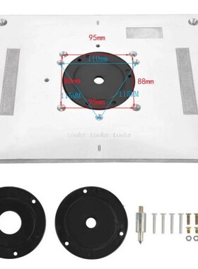 Universal Electric wood milling trimming machine Flip Plate
