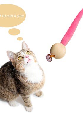 Wiggly Balls Cat Bell Toys New Cat Chewing Toys Wooden Ball