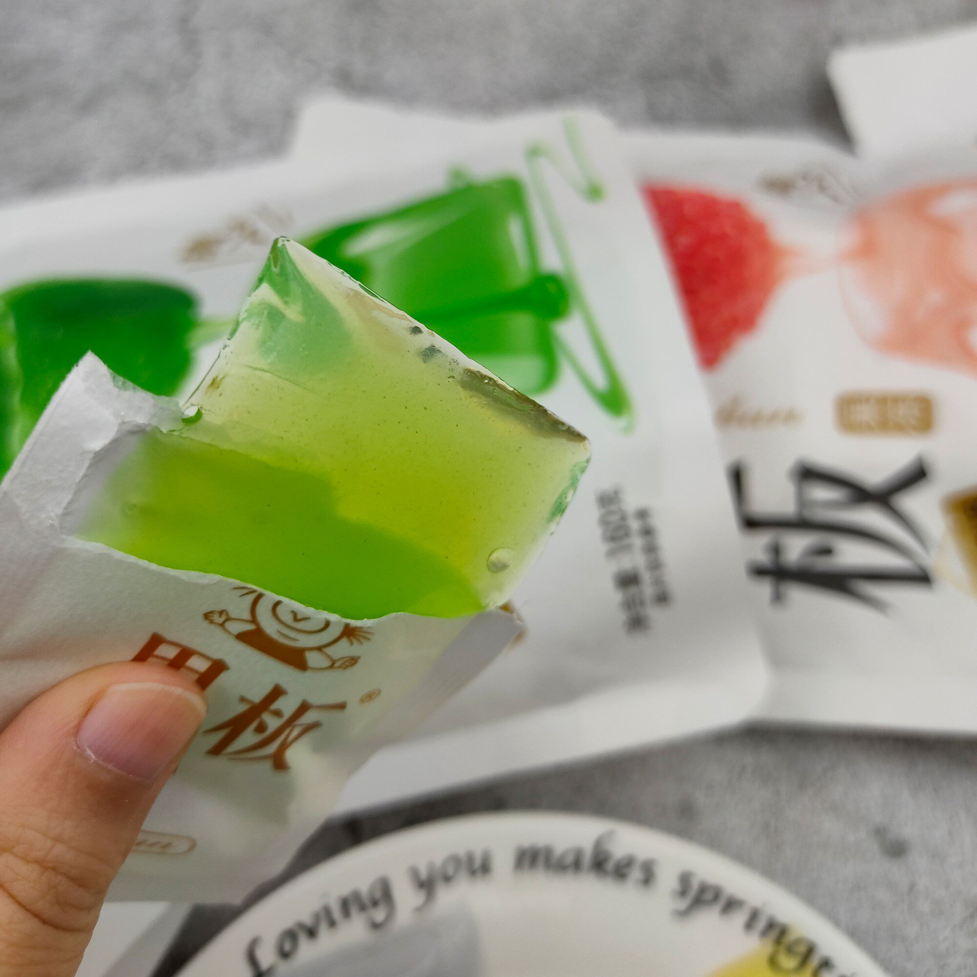 忘不了果板果冻布丁160g*6袋约84片多种水果口味夏季小零食