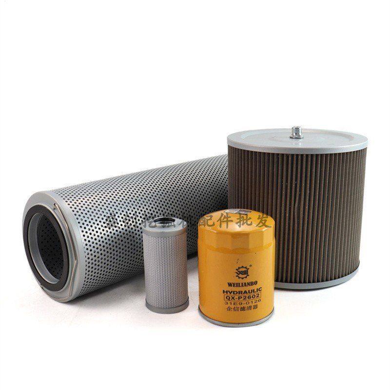 现代挖掘机R290-9 265康明斯柴油格空气机油滤芯油水液压回油配件,淘宝优惠券,粉丝福利购,淘宝优惠卷
