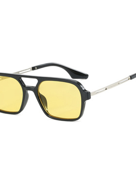 英国moleubak欧美飞行员双梁太阳眼镜新款复古方框太阳镜ins个性