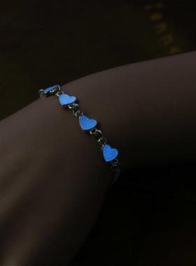 心连星时尚发光手链韩版森系女