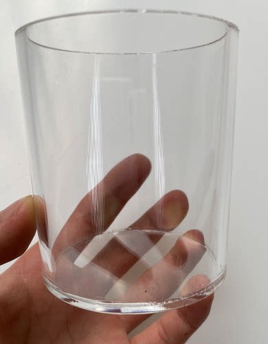 高透明亚克力封底管有机玻璃加工圆形筒展示柜保护高透明透明罩子 - 图3