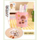 Girls' heart pen holder ins cute niche retro
