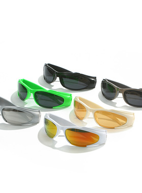 日本cherry kitty时尚骑行眼镜 欧美户外运动yk猫眼太阳镜时装