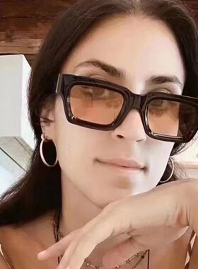 日本cherry kitty方形小框太阳镜新款时尚太阳眼镜欧美个性厚框