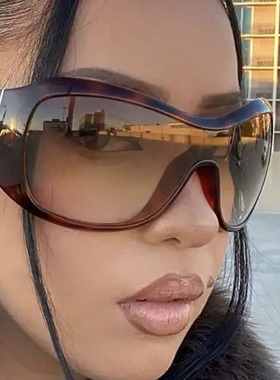 日本cherry kitty超大框面罩太阳镜户外yk欧美潮流时尚墨镜防