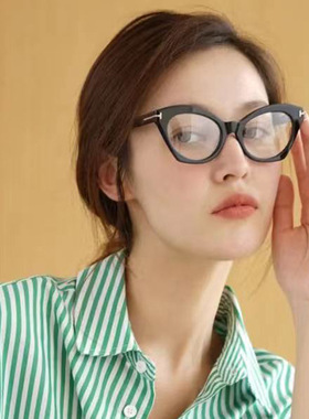 日本cherry kitty猫眼t字复古眼镜框新款眼镜架潮流平光镜素颜