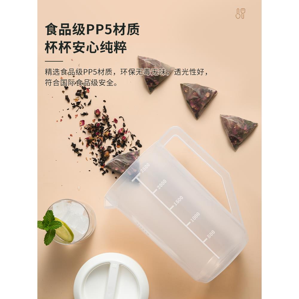 茶桶用奶EWO茶店专透明塑料柠檬桶食品级糖水摆摊酸装奶盖容器茶-图1