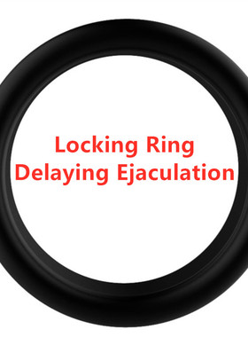 Thick Training Locking Cock Rings Dildo Sleeve Penis Ring Ad