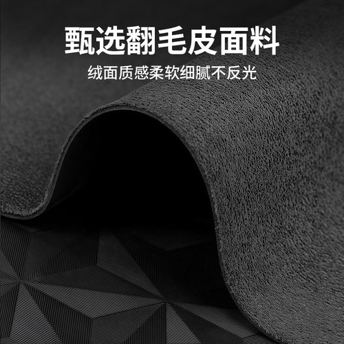 适用于焕新版ModelY/YL/3中控仪表台翻毛皮避光垫防晒改装饰配件 - 图2