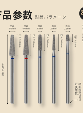 sevenk美甲工具打磨头俄式