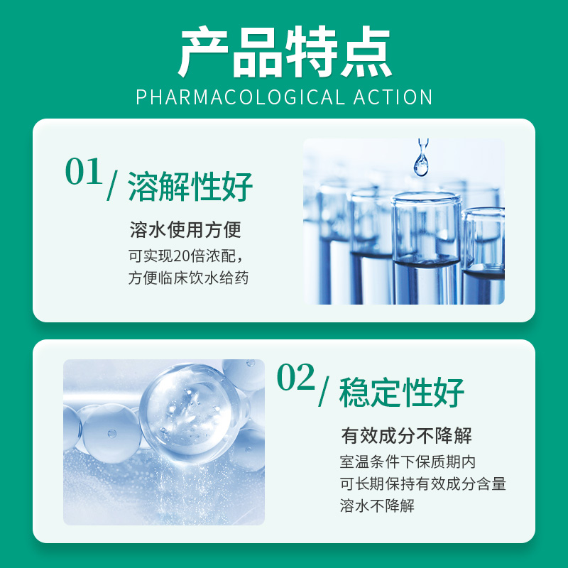 回盛生物均消安20%地美硝唑预混剂兽用猪胀气禽用毛滴虫原虫病药-图0