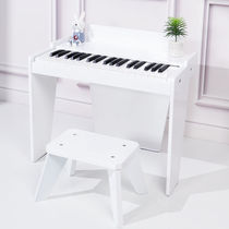 zippymat儿童37键小钢琴木质宝宝可弹奏早教音乐玩具初学者家用电