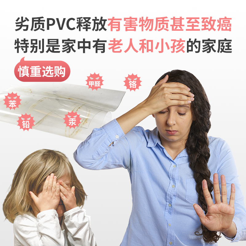 pvc桌垫软玻璃耐高温磨砂透明防油圆形家用餐桌桌布无味水晶板-图0