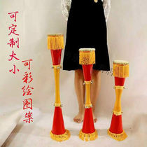 Yao Clan Drum Props Drum Folk Dance Buffalo Leather Adult Children Students Dance Stage Performance Drum 60 cm Jane