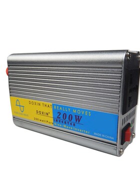 Voltage Converter 12V to 220V 24V to 220V 200W Pure Wave Fre