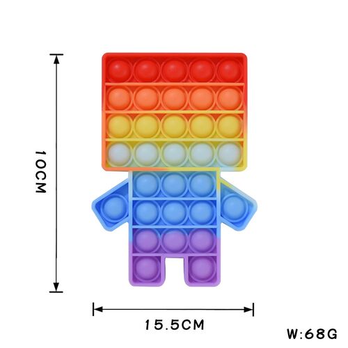Bubble Fidget toy Push pop it Toys Kids 灭鼠先锋益智解压玩具 - 图1