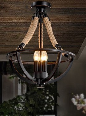 Vintage retro chandelier restaurant cafe living room bar  lk