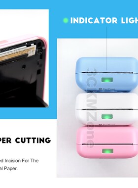 pdated Peripage Photo Printer 304dpi Mini Bluetooth Wireless