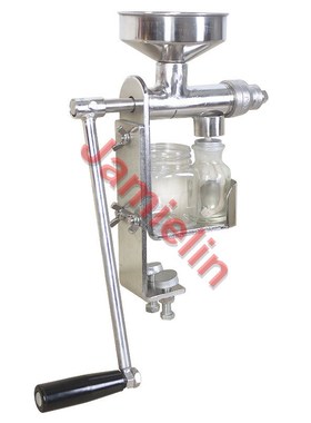 JamieLin Stainless Steel Home Manual Oil Press Machine Olive