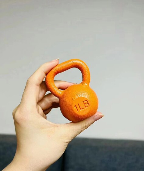 Hard kettlebell ornaments pure iron solid backpack