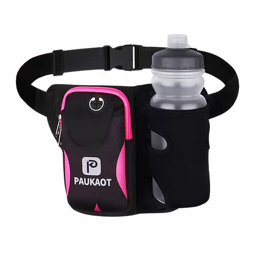 PAUKAOT跑步手机腰包户外运动马拉松装备男女健身水壶包登山骑行-图3