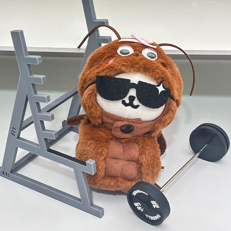 自嘲熊娃衣10cm蟑螂套装小强帽子20厘米棉花娃娃玩偶公仔换装衣服,淘宝优惠券,粉丝福利购,淘宝优惠卷