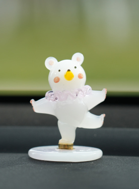 手工琉璃摆件，摆在家里太治愈了