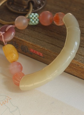 天然和田玉手牌手串新中式