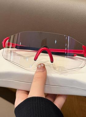 变色运动超轻不夹脸墨镜日夜两用跑步骑行风镜男女款骑车户外骑行