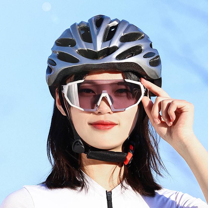 新品西骑者骑行眼镜运动山地专业自行车变色骑车近视男女公路单车-图1