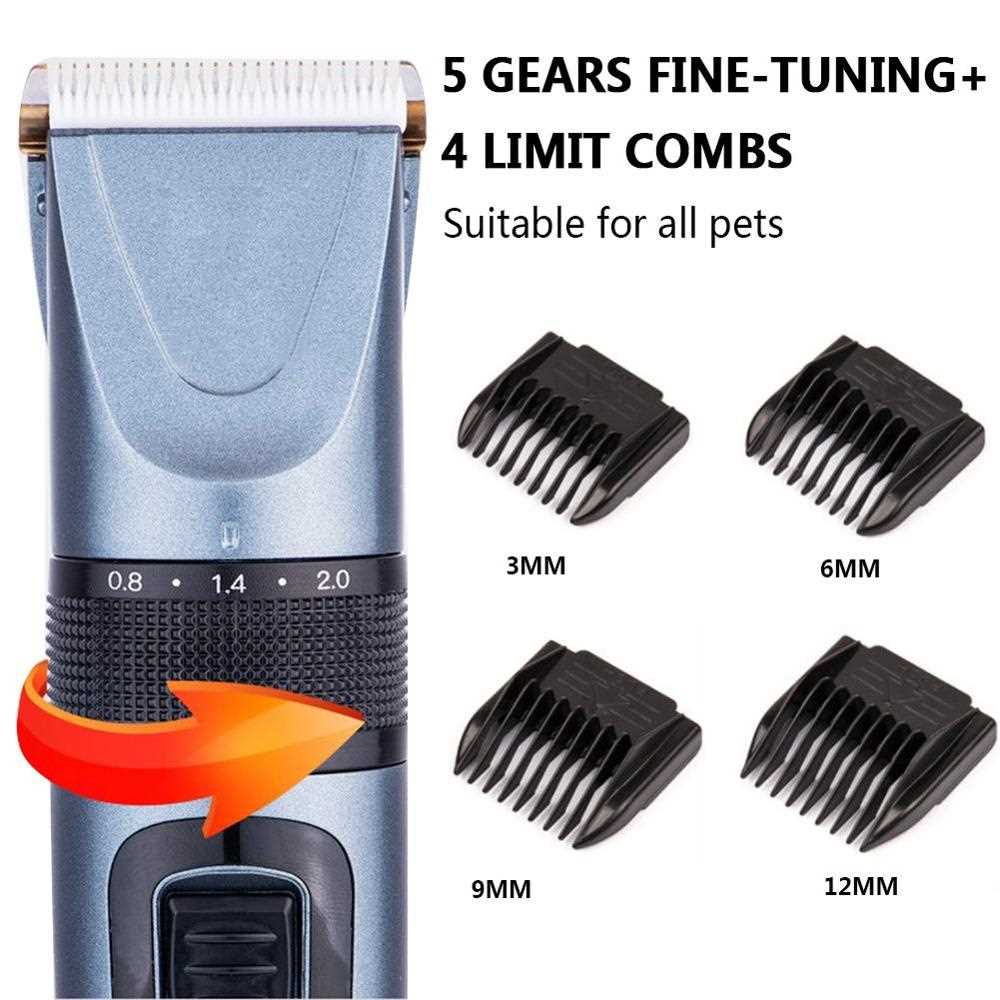 Pet Hair Clipper Rechargeable Cordless Dog Trimmers-图2