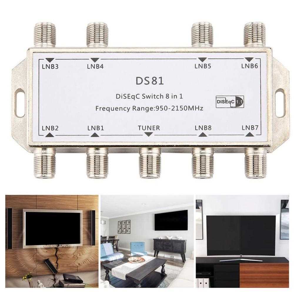 DS81 8 in 1 Satellite Signal DiSEqC Switch LNB Receiver Mult-图2