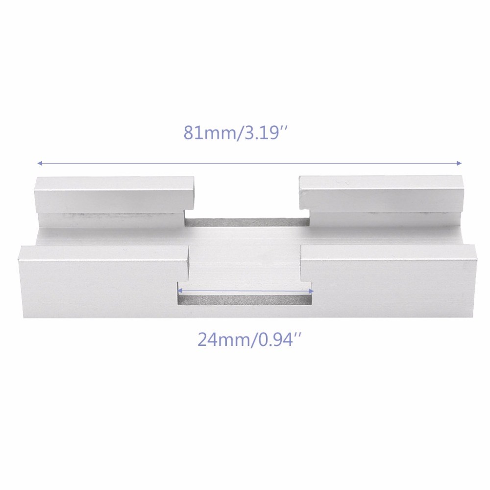 2Pcs T-Track Intersection Kit Aluminum T-Slot Connecting Par - 图3