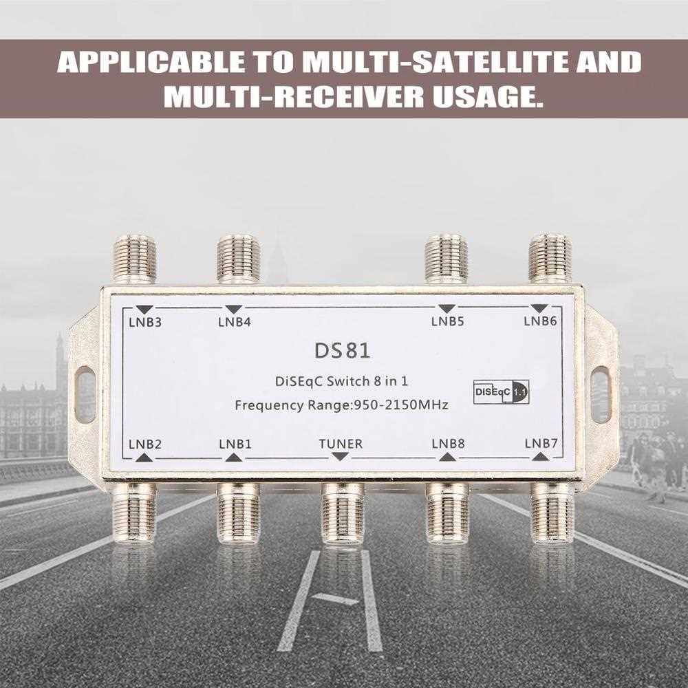 DS81 8 in 1 Satellite Signal DiSEqC Switch LNB Receiver Mult-图1