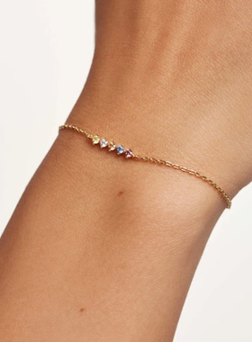 GMATIS小众轻奢s925银彩钻手链