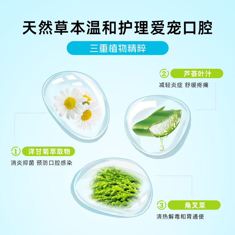 oxyfresh氧亲新宠物漱口水洁牙除口臭口腔清新猫咪狗狗洁齿水