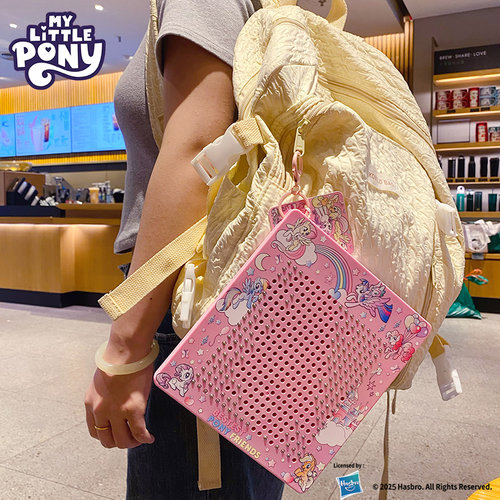 2025年新款正版小马宝莉大号磁吸钢珠画板解压玩具钥匙扣书包挂件 - 图2