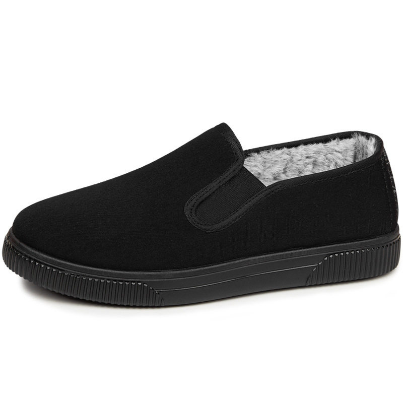 老北京布鞋男款冬季休闲鞋男士加绒加厚保暖棉鞋轻便一脚蹬爸爸鞋,淘宝优惠券,粉丝福利购,淘宝优惠卷