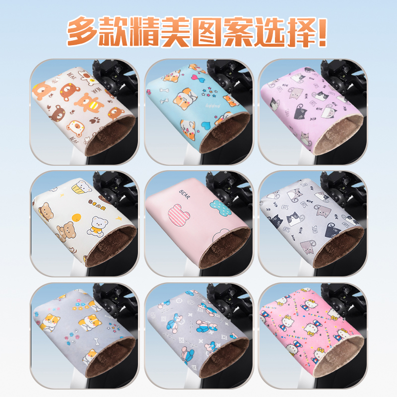 电动车手套摩托车冬季防风防水保暖手把套电瓶车挡风电车防寒手罩 - 图2