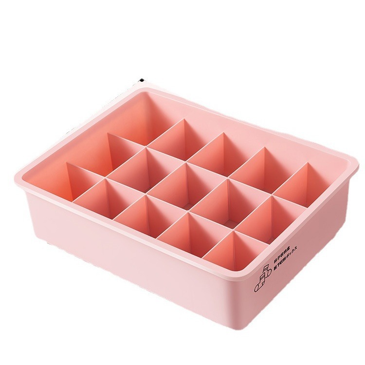 Underwear storage box, socks, underwear storage drawer type partition large capacity home dormitory artifact partition storage box