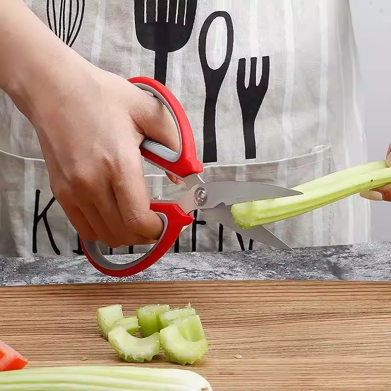 特大号剪刀多功能家用不锈钢锋利强力厨房剪裁缝剪安全手工圆头剪,淘宝优惠券,粉丝福利购,淘宝优惠卷