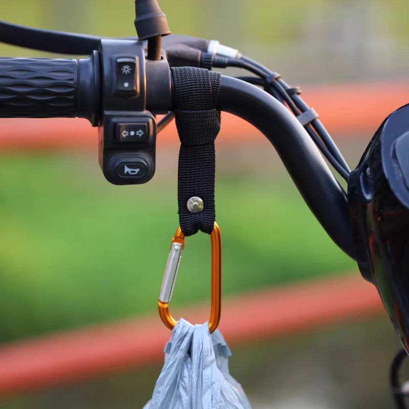 摩托电动车挂钩子强力承重前置通用电瓶自行车把外卖挂物置物挂扣 - 图1