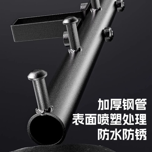 外卖电动车挂钩横杆一排前置挂餐勾子通用骑手送餐钩跑腿固定架 - 图3