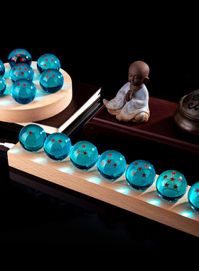 七龙珠手办孙悟空模型水晶球玩具生日许愿礼物个性高档收藏摆件