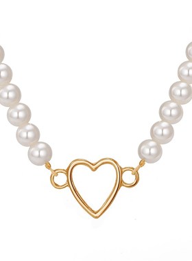 Fashionable Pearl Necklace European and American Light Luxur