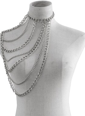 European Fashion Necklace Sexy Geometric Ushaped Tassel Shou