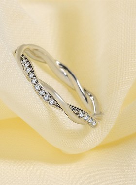 Engagement Rings for Women European Style Zirconia with Plat