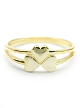 European Cute Fashion Flower Heart Ring by Yunmiao European